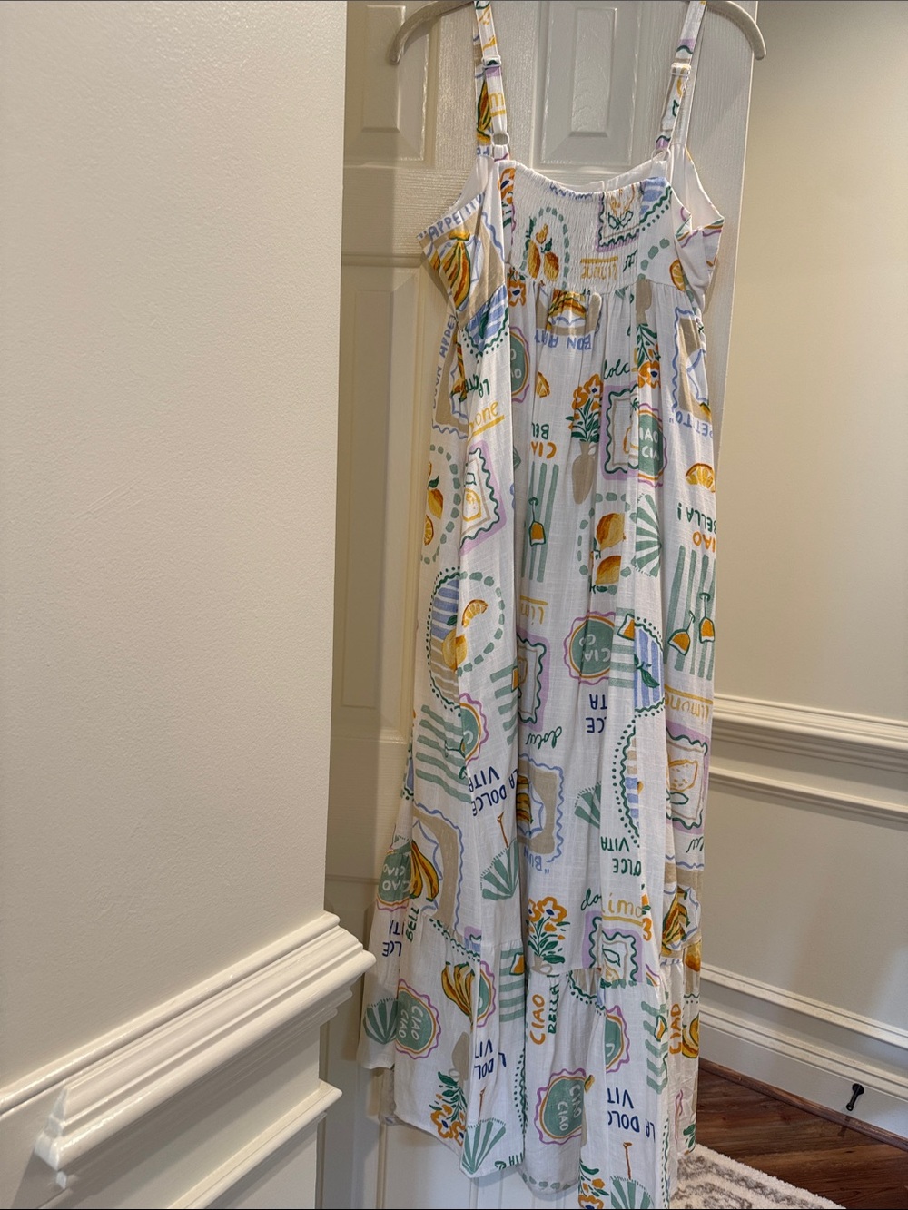 Beautiful printed summer dress with Italian script and beautiful designs - Picture 6 of 6